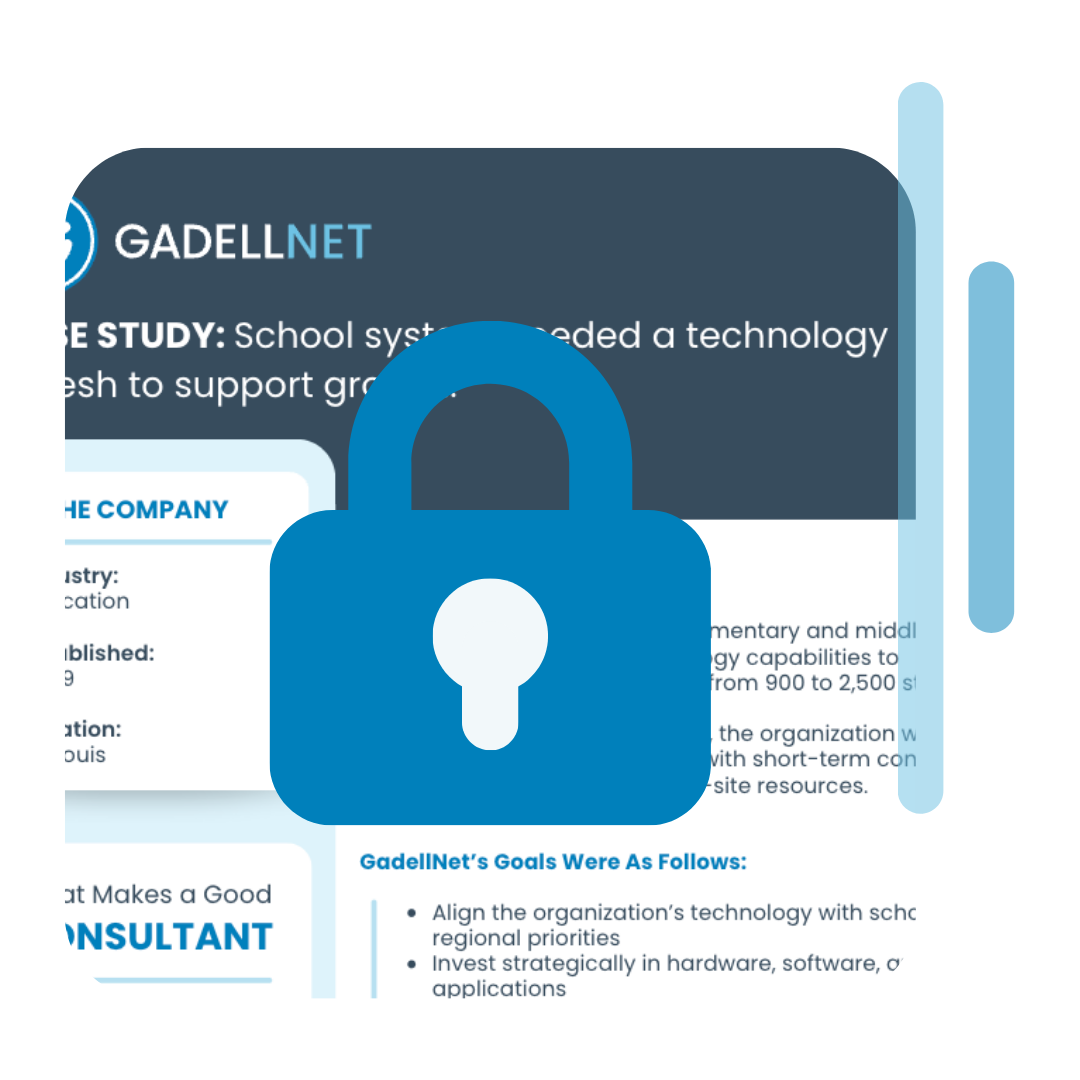 Education Case Study Lock