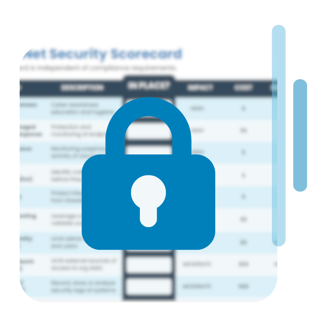 Security Scorecard Landing Page